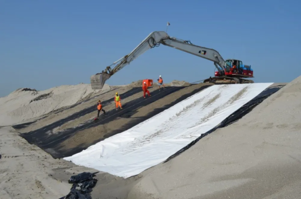 Mine tailings pond